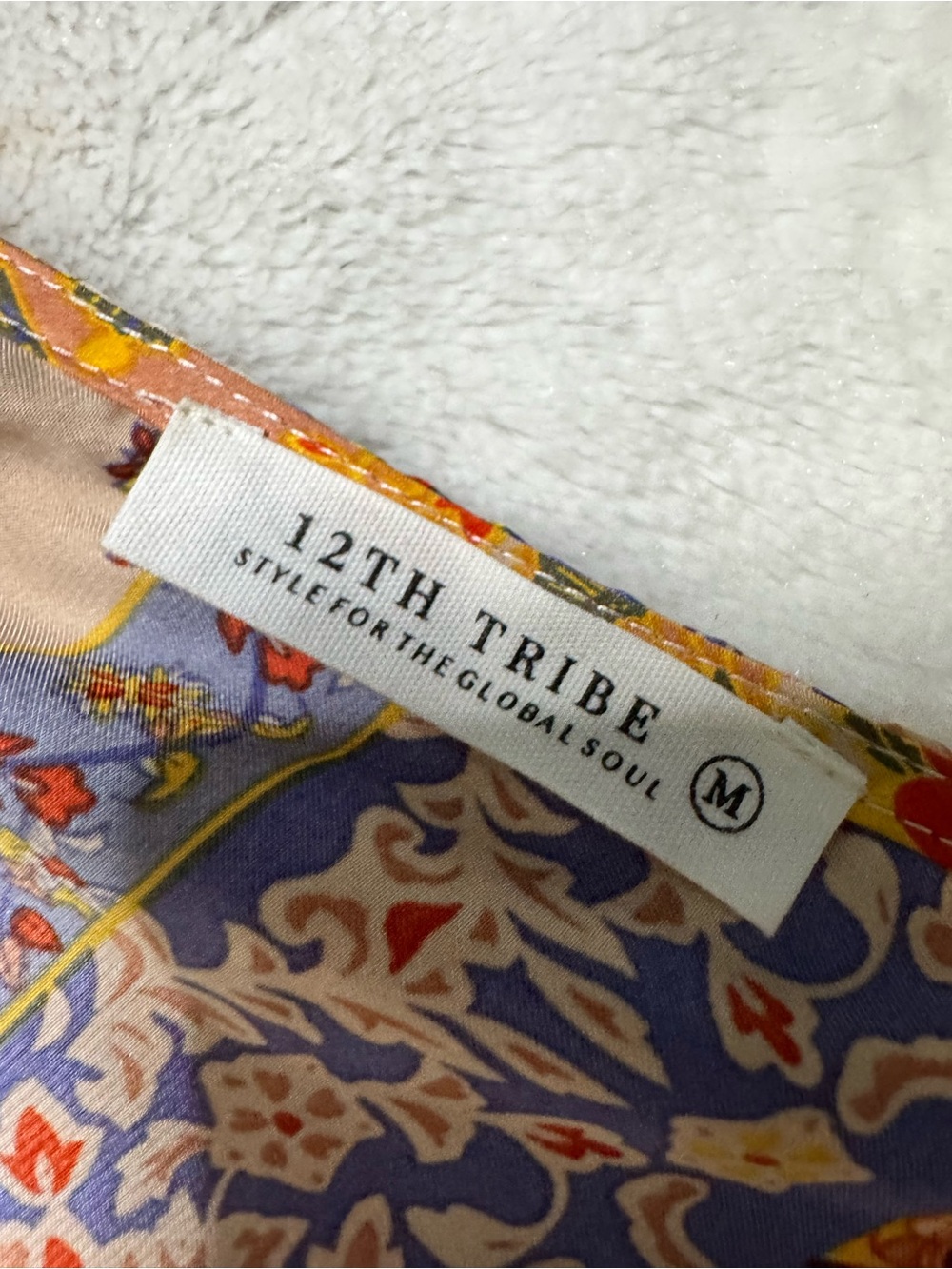 NWOT- 12th TRIBE Gold Standard Multicolored Kimono Dress - Picture 7 of 13